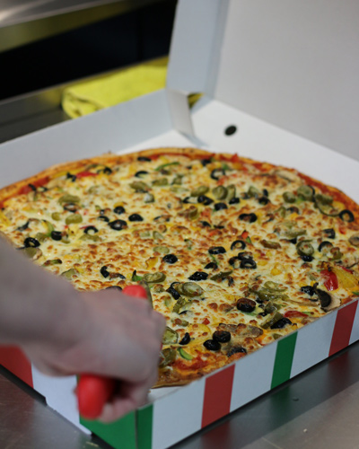 Go Go's Takeaway Edinburgh pizzas
